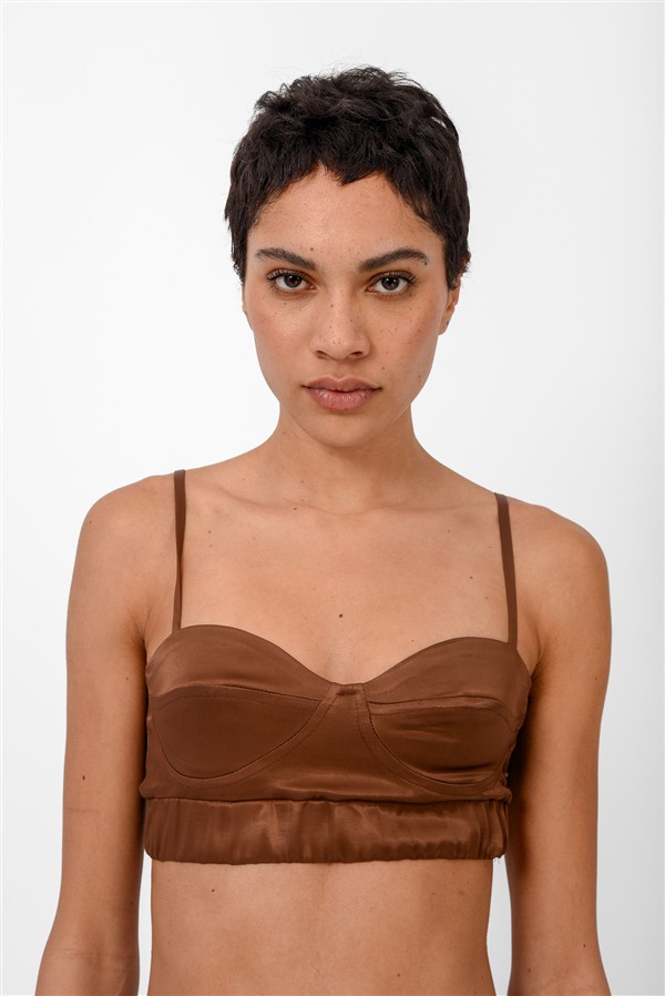 ARPYES MELLOW BRA BROWN
